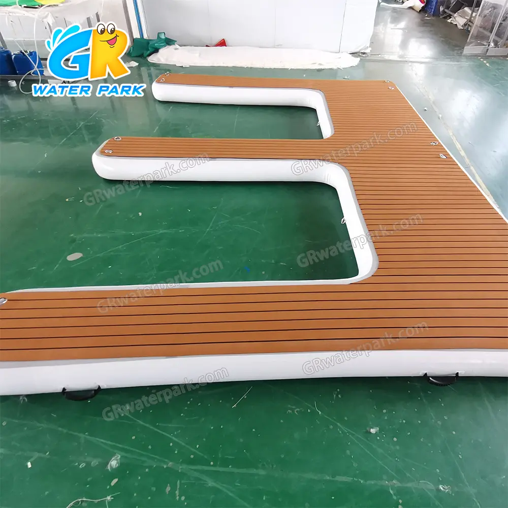 GFP-010 Inflatable Jet Ski Dock Inflatable Platform for yacht and Pool Beach Ocean Lake - photo 2
