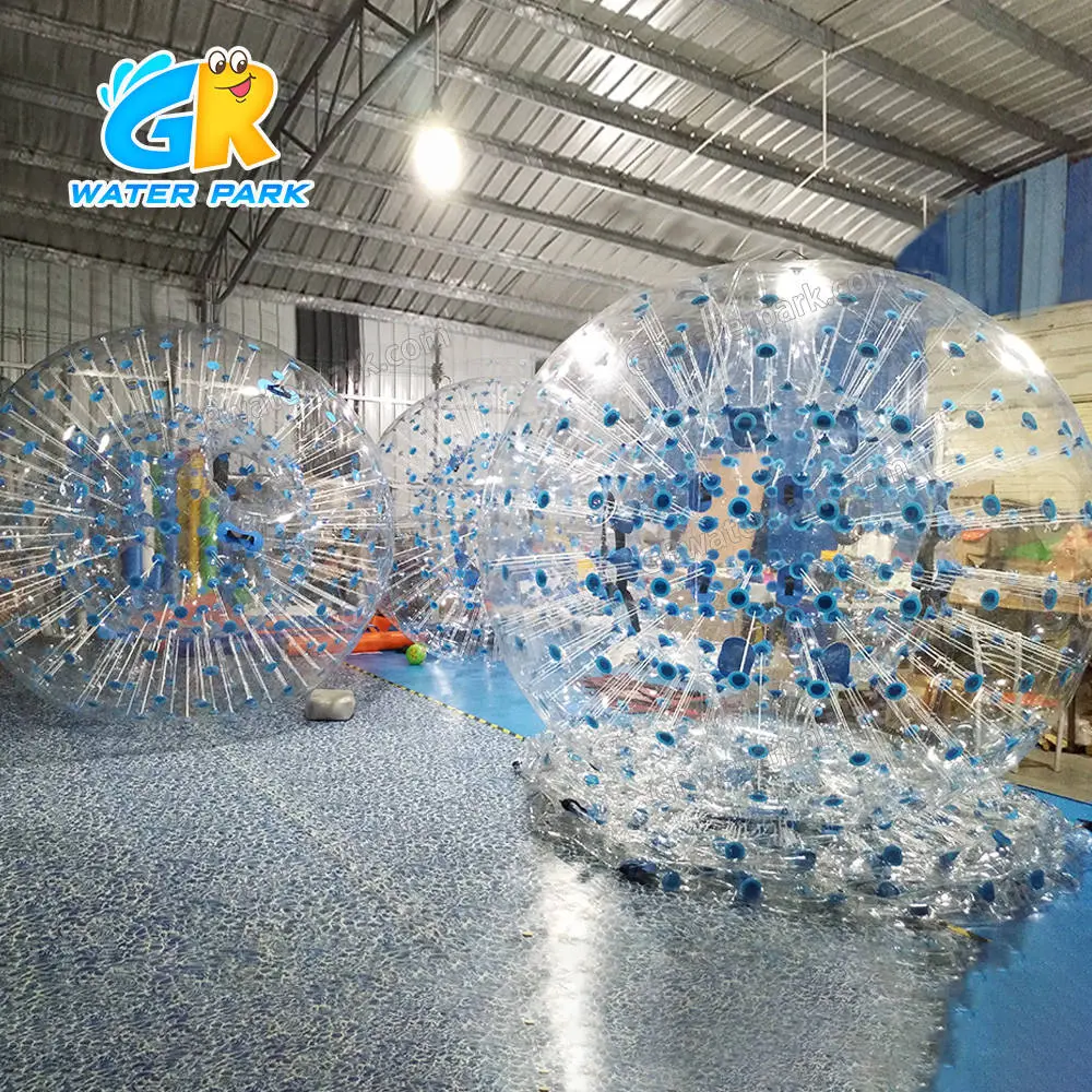 GSP-28 Wholesale inflatable Zorb Ball zorbing PVC Bubble Ball Zorb Soccer Football 3m/2.5m - photo 2