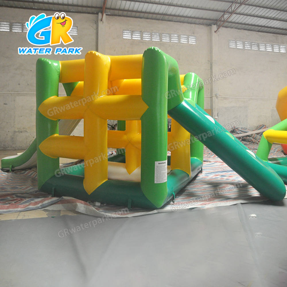 GW-103 Inflatable Water Climbing Wall for Sale &ndash; Floating Adventure Slide