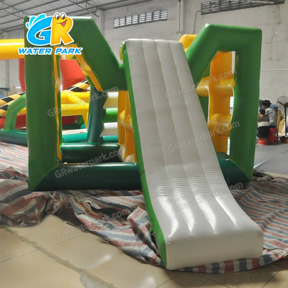 GW-103 Inflatable Water Climbing Wall for Sale – Floating Adventure Slide - photo 3