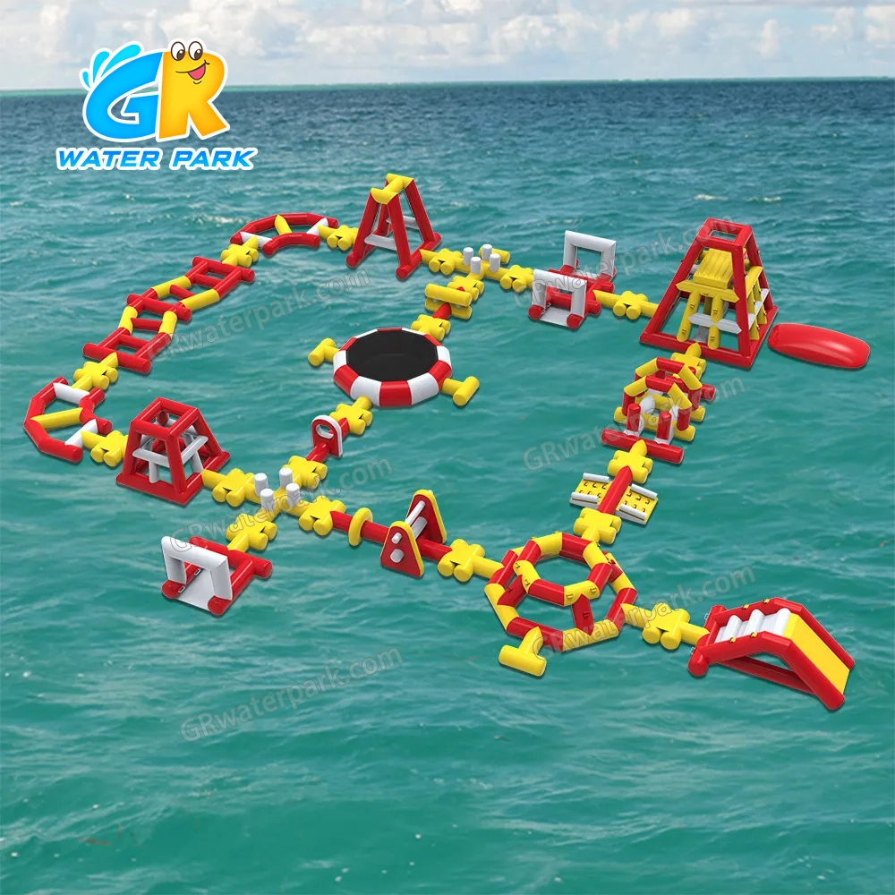 GW-152 Big Inflatable Water Park Aqua Park Equipment For Adults And Kids