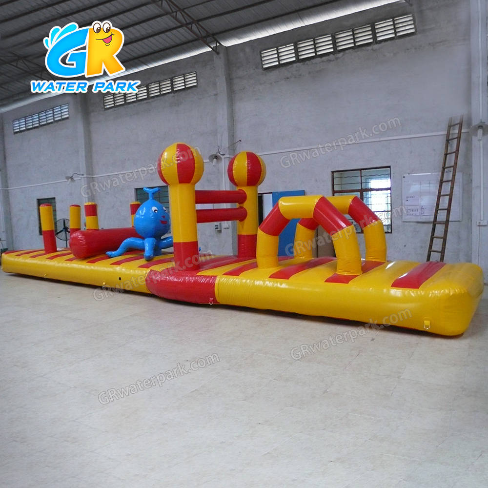 Inflatable Floating Obstacle Course Mini water park Products GR