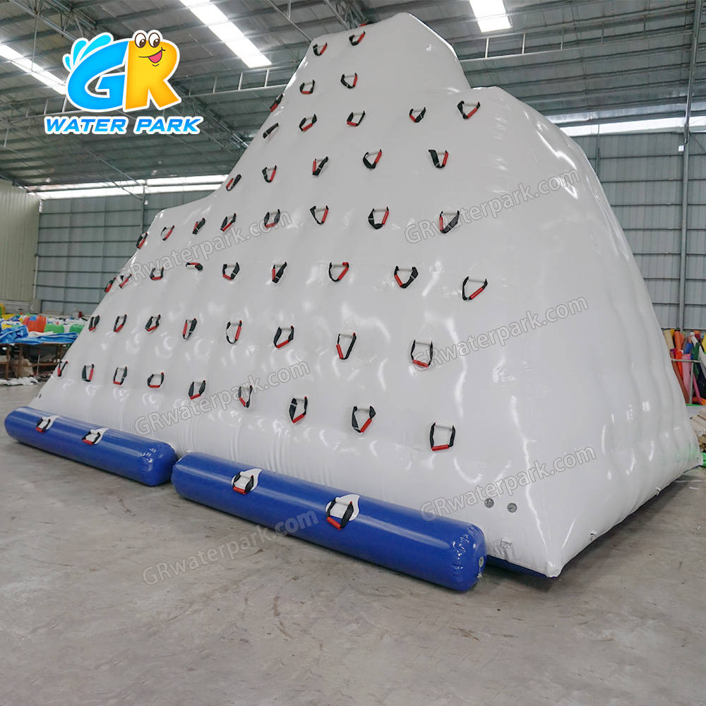 17ft high Giant Inflatable Iceberg Climb wall floating inflatable water