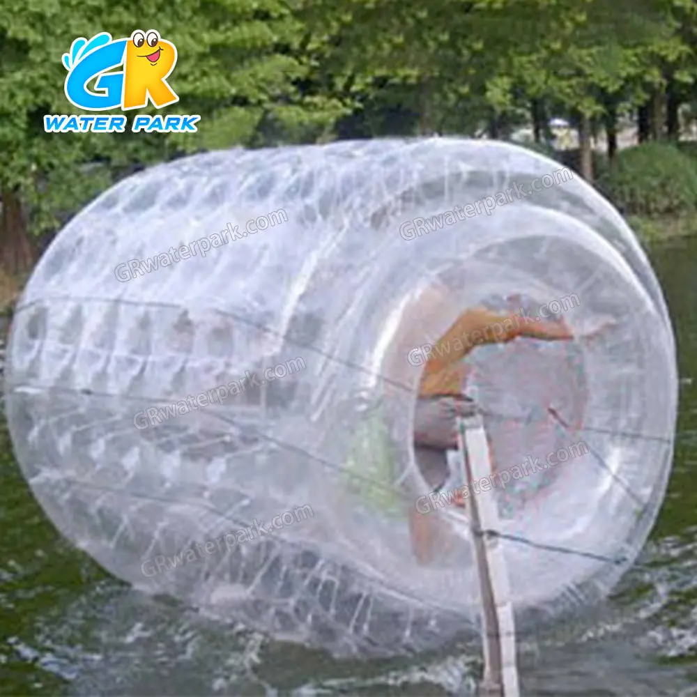 GW-81 PVC/TPU Inflatable Water Transparent roller ball For Water Games