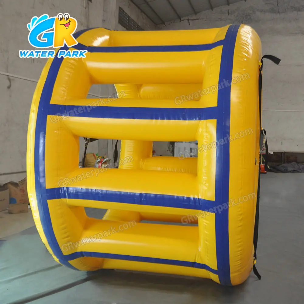 GW-9 Commercial Grade Inflatable Water Roller inflatable water wheel roller float - photo 3