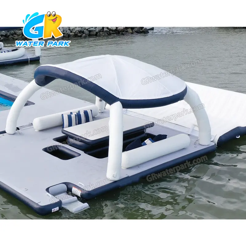 GFP-009 Commercial inflatable floating Cabanas Picnic aqua tent supplies