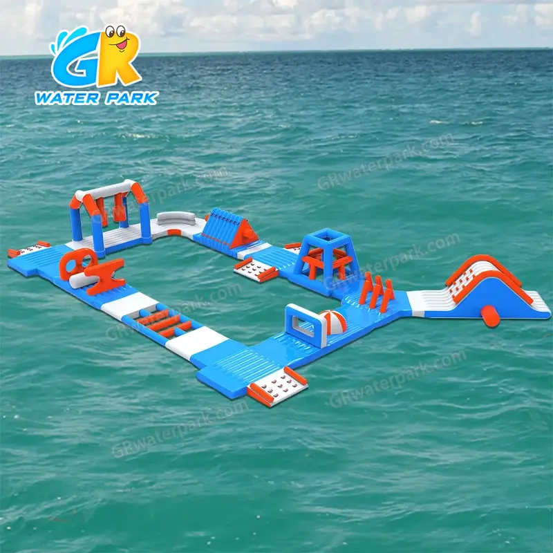 GW-030 Inflatable Water Obstacle Course for Sale &ndash; TUV certification Floating Aqua Park