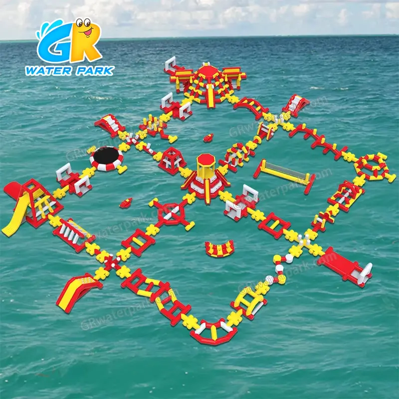 GW-195 Giant TUV Certified 0.99mm Inflatable Water Park