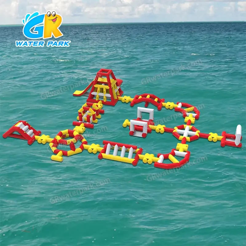 GW-197 Commercial Grade Inflatable Water Park for Sale &ndash; TUV certification Floating Obstacle Course